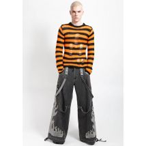 Tripp NYC - Super Flame - Jeans - noir - L - 100% Coton,Jean