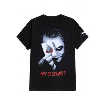 Joker - Why So Serious - T-Shirt - noir - XL - 100% Coton,Jersey