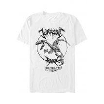 Jurassic Park - Life Finds A Way White - T-Shirt - blanc - L - 100% Coton,Jersey