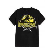 Jurassic Park - Logo - T-Shirt - noir - L - 100% Coton,Jersey