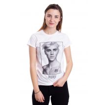 Justin Bieber - Sorry White - Girly - blanc - M - 100% Coton,Jersey