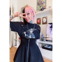 Killstar - Suspend Me Statement Black - Robe - noir - L - 60 % Viscose, 35 % nylon, 5 % élasthanne,Viscose