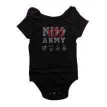 Kiss - Kids Army Babygrow - Bodysuit - noir - 24 Months - 100% Coton