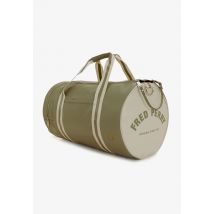 Fred Perry - Classic Barrel Olive Mint - Dufflebag - vert - Onesize - gid://shopify/Metaobject/68981162221,Faux cuir