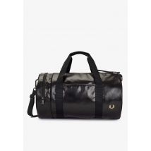 Fred Perry - Tonal Classic Barrel Black/Gold - Dufflebag - noir - Onesize - 100% Polyester,Faux cuir