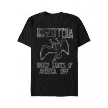 Led Zeppelin - US '77 - T-Shirt - noir - S - 100% Coton,Jersey