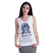 Lilo & Stitch - Ohana Means Friend White - Débardeur - blanc - XL - 100% Coton,Jersey