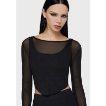 Killstar x Motionless In White - Lisbeth Black - Corset