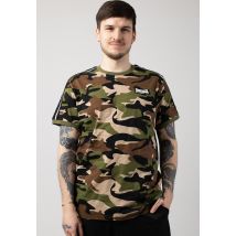 Lonsdale - Gunnista Camo Woodland - T-Shirt - camouflage - M - 100% Coton,Jersey