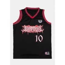 Lorna Shore - Red Outline Logo Mesh - Débardeur - noir - S - 100% Polyester,Engrener