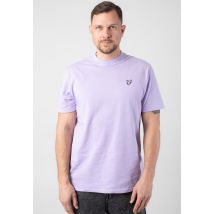 Lyle & Scott - Natural Dye Crewneck Lavender - T-Shirt - violet - M - 100% Coton,Jersey
