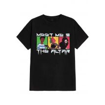 Meet Me At The Altar - CB Squares Black - T-Shirt - noir - M - 100% Coton,Jersey