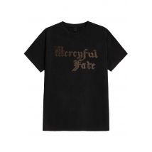 Mercyful Fate - Black Funeral Cross - T-Shirt - noir - S - 100% Coton,Jersey