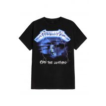 Metallica - Ride The Lightning Tracks - T-Shirt - noir - S - 100% Coton,Jersey
