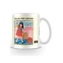 Steven Rhodes - See You Later Assholes - Mug - blanc - Onesize - Céramique