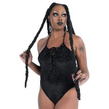 Killstar - Midnyte Velvet Black - Body - noir - S - 100% Polyester,Jersey