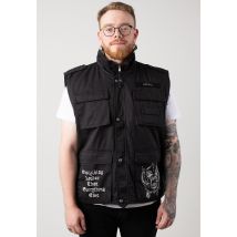 Brandit x Motörhead - Ranger - Gilet - noir - L - 100% Coton,80 % polyester, 20 % coton