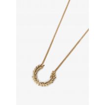 Fred Perry - Laurel Wreath Gold - Collier - jaune - Onesize - Laiton,Métal