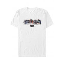 Naruto - Characters - T-Shirt - blanc - M - 100% Coton,Jersey