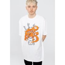 Naruto - Kyubi White - T-Shirt - blanc - XL - 100% Coton,Jersey
