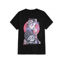 Neomachi - Yakuzagaru - T-Shirt - noir - M - 100% coton biologique,Jersey