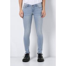 Noisy May - Allie Low Waist Skinny Light Blue Denim - Jeans - bleu - W32 / L32 - 75 % coton, 18 % polyester, 5 % Viscose, 2 % élasthanne,Jean