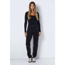 Noisy May - Daisy Mom Fit Black Denim - Jeans - noir - W27 / L30 - 98% coton, 2% élasthanne,Jean