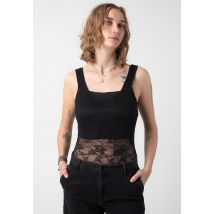 Noisy May - Carota Lace Black - Body - noir - XS - 90 % nylon, 10 % élasthanne,Dentelle