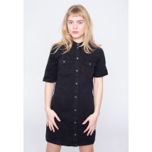 Noisy May - Signe Denim Black Denim - Robe - noir - S - 100% Coton,Jean