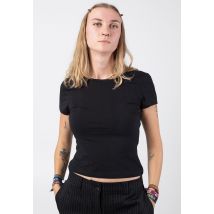 Noisy May - Ulla Open Back Black - Haut - noir - L - 95% coton, 5% élasthanne,Jersey