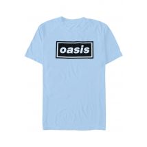 Oasis - Decca Logo Blue - T-Shirt - bleu - M - 100% Coton