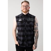 Brandit x Ozzy Osbourne - Check - Chemise - noir - 3XL - 100% Coton,Flanelle