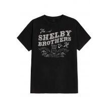Peaky Blinders - The Shelby Brothers - T-Shirt - noir - M - 100% Coton,Jersey
