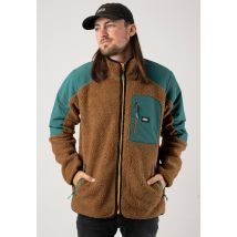 Picture - Quilchena Zip Chocolate/Bayberry - Veste - marron - L - 100% Polyamide,100% Polyester,Toison