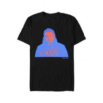 Post Malone - Red & Blue Photo - T-Shirt - noir - S - 100% Coton,Jersey