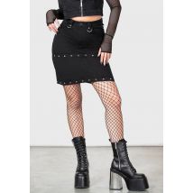 Killstar - Punktured Black - Robe - noir - L - 65% coton, 35% polyester,Jean
