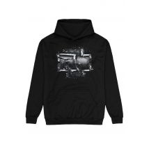 Rammstein - Broken Logo - Hoodie - noir - M - 65% coton, 35% polyester,Transpirer
