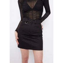 Mary Wyatt - Regan Casual O Ring Black - Robe - noir - L - 100% Coton,Coton