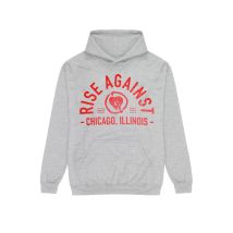 Rise Against - Classic Arch Heather Gray - Hoodie - gris - M - 50% coton, 50% polyester