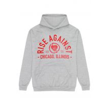 Rise Against - Classic Arch Heather Gray - Hoodie - gris - M - 50% coton, 50% polyester,Transpirer