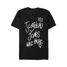 Riverdale - Jughead Jones Wuz Here - T-Shirt - noir - M - 100% Coton,Jersey