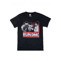 Run DMC - Gradient Bars Dip Dye - T-Shirt - noir - XXL - 100% Coton,Jersey