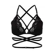 Killstar - Sacred Circle Black - Bralet - noir - XL - 90% Polyamide, 10% Élasthanne