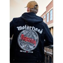 Brandit x Motörhead - Cradock Denim Black/Black - Veste en Jean - noir - M - 80 % coton, 18 % polyester, 2 % élasthanne,Jean