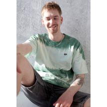 Vans - Off The Wall Stripe Tie Dye Clearly Aqua - T-Shirt - vert - S - 100% Coton,Jersey