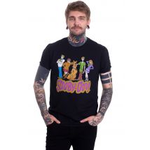 Scooby Doo - Team Distressed - T-Shirt - noir - M - 100% Coton,Jersey