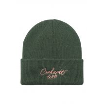 Carhartt WIP - Signature Sycamore Tree/Dusty Rose - Bonnet - vert - Onesize - 100% Polyacrylique,Tricots