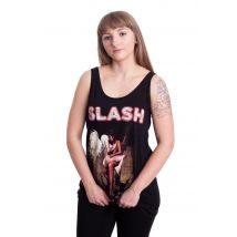 Slash - Angel & Devil Puff Print - Débardeur - noir - L - 100% Coton,Jersey