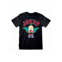 The Simpsons - Krusty Joker - T-Shirt - noir - M - 100% Coton