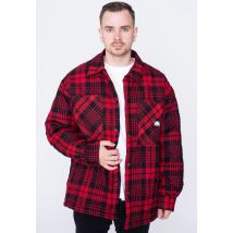 Southpole - Southpole Flannel Quilted Darkred - Veste de jogging - rouge - M - Shell: 100% Coton; Lining: 100% Polyester